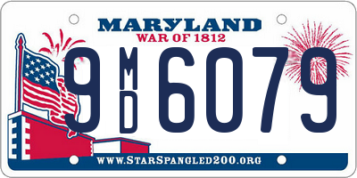 MD license plate 9MD6079