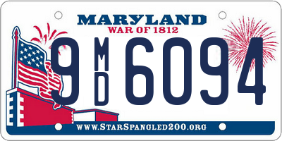 MD license plate 9MD6094