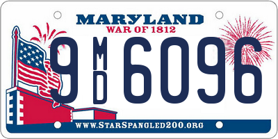 MD license plate 9MD6096