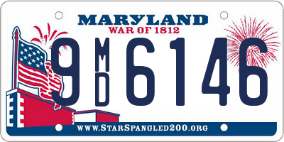 MD license plate 9MD6146