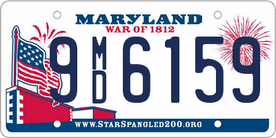 MD license plate 9MD6159