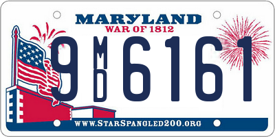 MD license plate 9MD6161