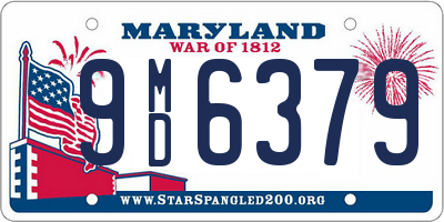 MD license plate 9MD6379