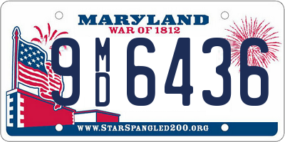 MD license plate 9MD6436