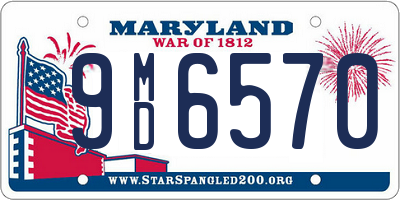 MD license plate 9MD6570