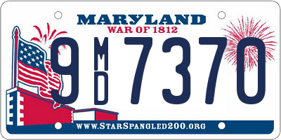 MD license plate 9MD7370