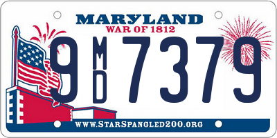 MD license plate 9MD7379