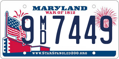 MD license plate 9MD7449