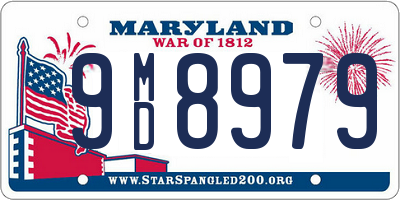 MD license plate 9MD8979