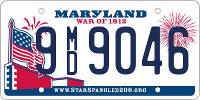 MD license plate 9MD9046