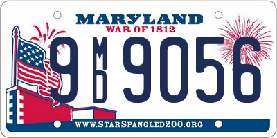 MD license plate 9MD9056