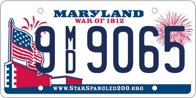 MD license plate 9MD9065