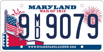 MD license plate 9MD9079