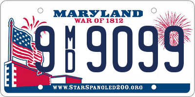 MD license plate 9MD9099