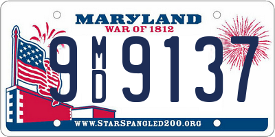 MD license plate 9MD9137