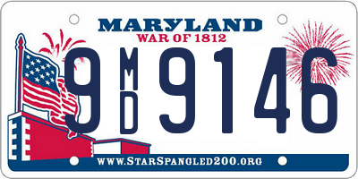 MD license plate 9MD9146