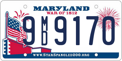MD license plate 9MD9170