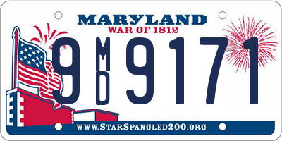 MD license plate 9MD9171