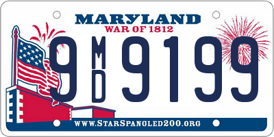 MD license plate 9MD9199