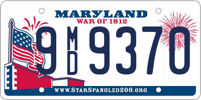 MD license plate 9MD9370