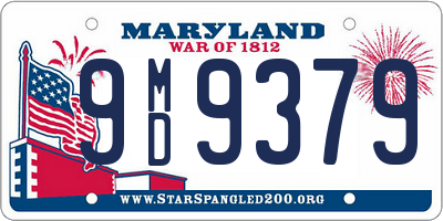 MD license plate 9MD9379