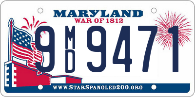 MD license plate 9MD9471