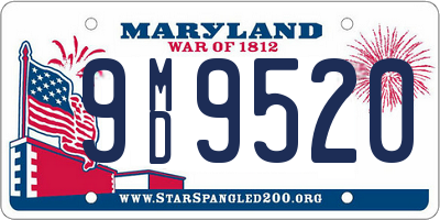 MD license plate 9MD9520