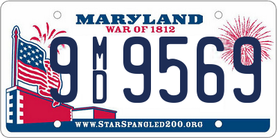 MD license plate 9MD9569