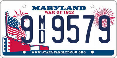 MD license plate 9MD9579