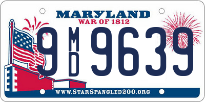 MD license plate 9MD9639