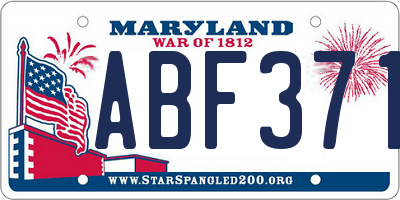 MD license plate ABF3719