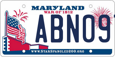 MD license plate ABN097