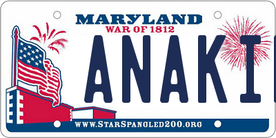 MD license plate ANAKIN