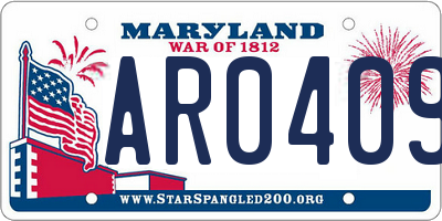 MD license plate AR04094