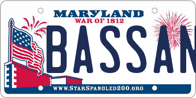 MD license plate BASSAN5