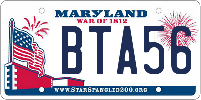 MD license plate BTA561