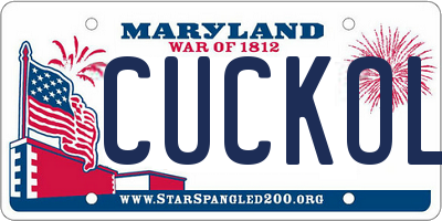 MD license plate CUCKOLD