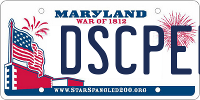 MD license plate DSCPEF