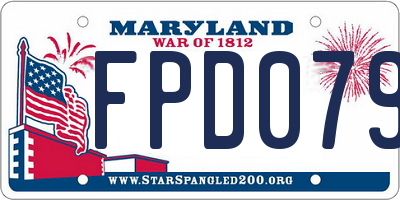 MD license plate FPD0790