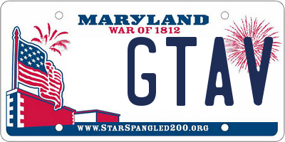 MD license plate GTAV