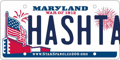 MD license plate HASHTAG