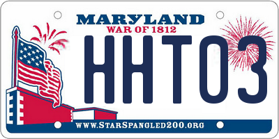 MD license plate HHT031