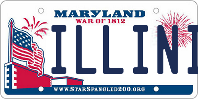 MD license plate ILLINI1