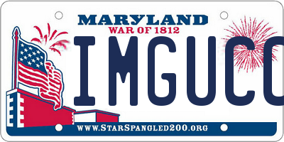 MD license plate IMGUCCI