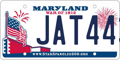 MD license plate JAT443