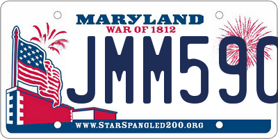 MD license plate JMM5905