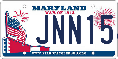 MD license plate JNN154