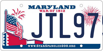 MD license plate JTL979