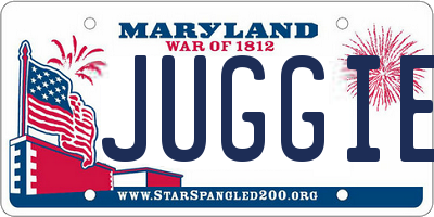 MD license plate JUGGIES