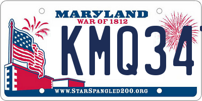 MD license plate KMQ347